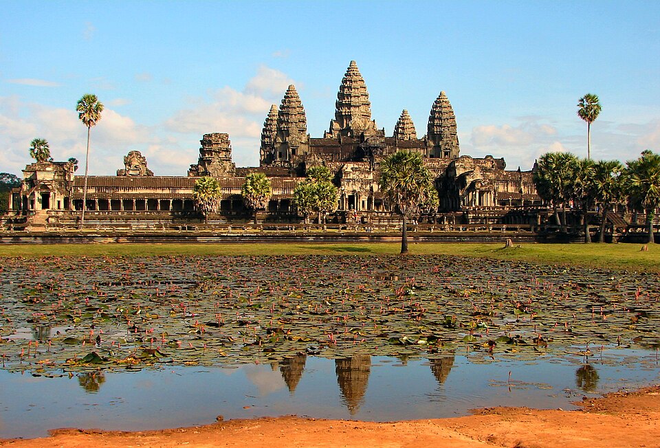 Angkor Wat temple at sunrise, Siem Reap